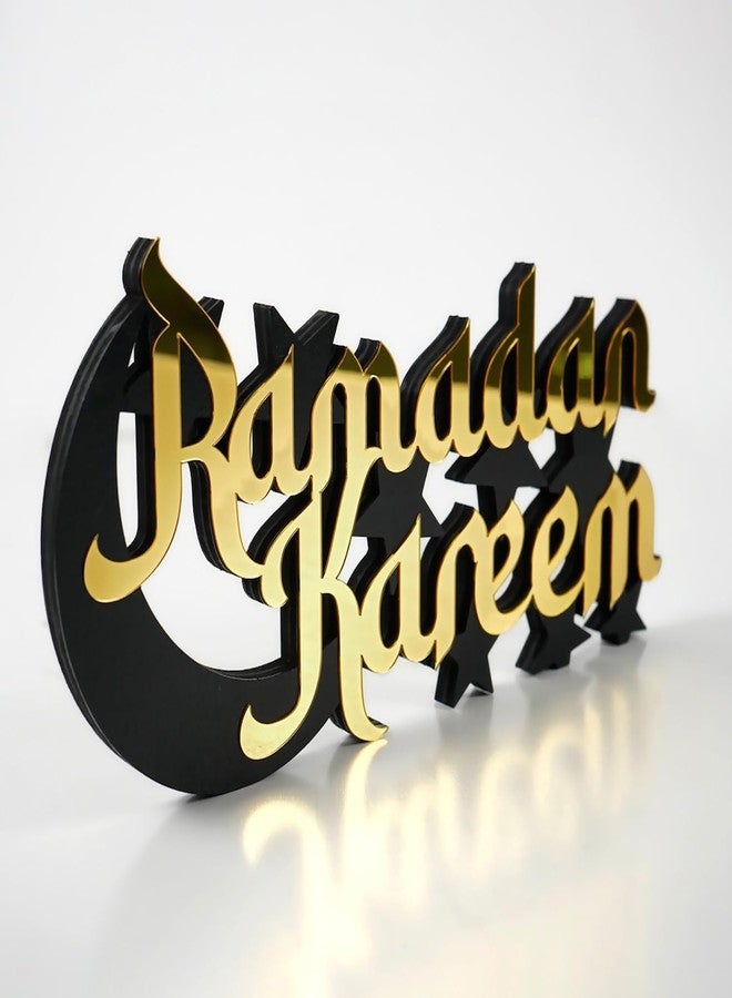 Haoser Ramadan Kareem Tabletop Centerpiece, Ramadan Decorations for Home, Muslim Home Decor Item, Eid Gift, Arabic Calligraphy, Ramadan Mubarak Decoration Item,eid Decoration Item - Image 1